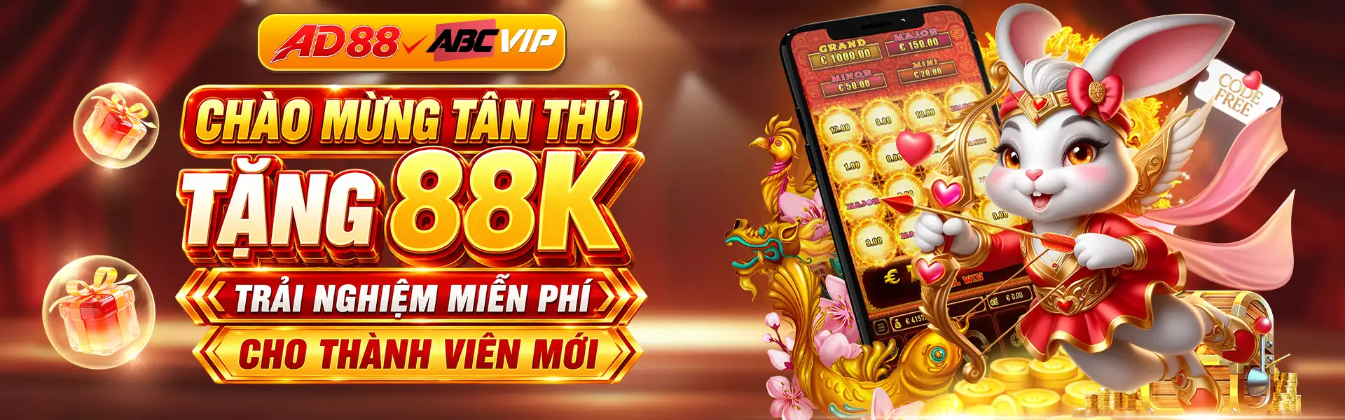 Banner AD88 Chào Mừng Thành Viên Mới