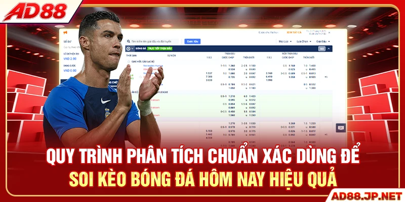 Quy trình phân tích chuẩn xác dùng để soi kèo bóng đá hôm nay hiệu quả